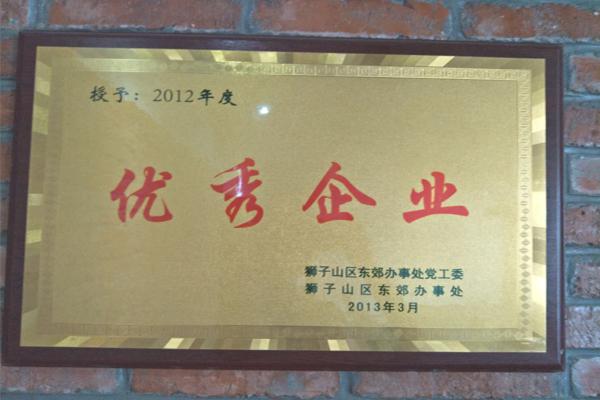 2012年度優(yōu)秀企業(yè)